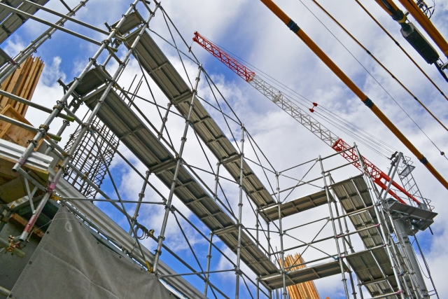 くさび緊結式足場の例